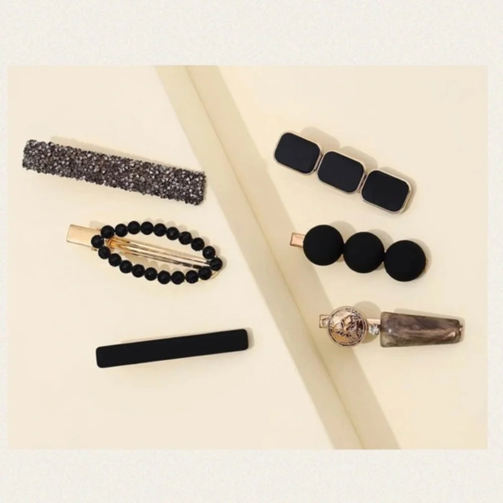 6 PCs Cute fashion hair clips set‎